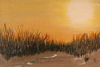 Sonnenuntergang in den Dnen | Acryl auf Leinwand 24 x 30 cm