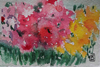 Blumen III | Aquarell auf Btten 10 x 15 cm